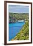 Spain, Menorca. Cliffside view.-Hollice Looney-Framed Photographic Print