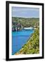 Spain, Menorca. Cliffside view.-Hollice Looney-Framed Photographic Print