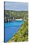 Spain, Menorca. Cliffside view.-Hollice Looney-Stretched Canvas