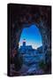 Spain, Menorca. Lighthouse at Cavalleria at sunrise.-Hollice Looney-Stretched Canvas