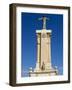 Spain, Menorca; Statue of Christ at Monte Toro, the Highest Point on the Island-John Warburton-lee-Framed Photographic Print