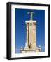 Spain, Menorca; Statue of Christ at Monte Toro, the Highest Point on the Island-John Warburton-lee-Framed Photographic Print