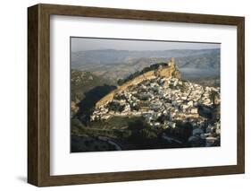 Spain, Montefrio, Andalusia, Aerial Town and Church-David Barnes-Framed Photographic Print