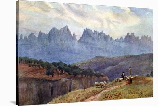 Spain, Montserrat 1906-A Wallace Rimington-Stretched Canvas