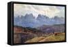 Spain, Montserrat 1906-A Wallace Rimington-Framed Stretched Canvas