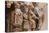 Spain, Navarre, Ujue, Church of Santa Maria, Architectural Detail-null-Stretched Canvas