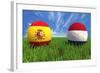 Spain-Netherlands-mhristov-Framed Art Print