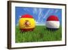 Spain-Netherlands-mhristov-Framed Art Print