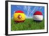 Spain-Netherlands-mhristov-Framed Art Print