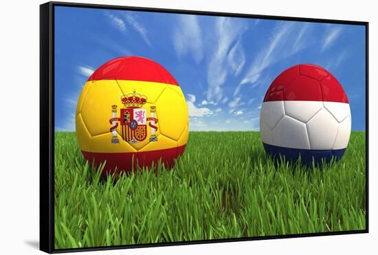 Spain-Netherlands-mhristov-Framed Stretched Canvas