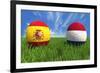 Spain-Netherlands-mhristov-Framed Art Print