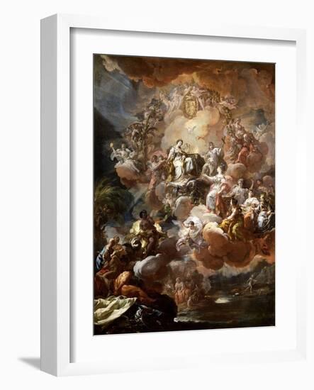 Spain Pays Homage to Religion and to the Church, 1759-Corrado Giaquinto-Framed Giclee Print