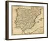 Spain, Portugal, c.1812-Aaron Arrowsmith-Framed Art Print