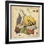 Spain & Portugal, Geographical Fun: Being Humourous Outlines of Various Countries, 1869-Lilian Lancaster-Framed Giclee Print