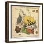 Spain & Portugal, Geographical Fun: Being Humourous Outlines of Various Countries, 1869-Lilian Lancaster-Framed Giclee Print