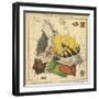 Spain & Portugal, Geographical Fun: Being Humourous Outlines of Various Countries, 1869-Lilian Lancaster-Framed Giclee Print