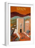 Spain Poster-Bernard Villemot-Framed Giclee Print