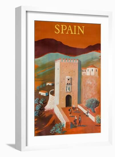 Spain Poster-Bernard Villemot-Framed Giclee Print