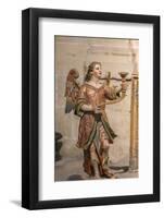 Spain, Salamanca, Religious Candle Holder in Cathedral-Jim Engelbrecht-Framed Photographic Print