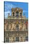 Spain, Salamanca, Town Hall Bell Tower in Plaza Mayor-Jim Engelbrecht-Stretched Canvas