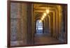 Spain, Santiago. Archways and Door Near the Main Square of Cathedral Santiago De Compostela-Emily Wilson-Framed Premium Photographic Print