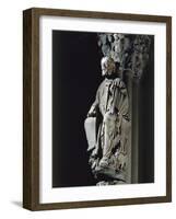 Spain, Santiago De Compostela, Figure of St James from Door of Glory in Cathedral-null-Framed Giclee Print