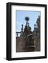 Spain, Santiago de Compostella, Cathedral of Santiago de Compostella, Southern Facade, Fountain Top-Samuel Magal-Framed Photographic Print