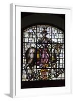 Spain, Segovia, Alcazar, Stained Glass Window, Knight on Horseback-Samuel Magal-Framed Photographic Print