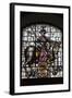 Spain, Segovia, Alcazar, Stained Glass Window, Knight on Horseback-Samuel Magal-Framed Photographic Print