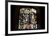 Spain, Segovia, Alcazar, Stained Glass Window, Medieval Lady-Samuel Magal-Framed Photographic Print