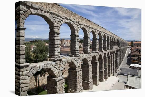 Spain, Segovia, Aqueduct-Samuel Magal-Stretched Canvas