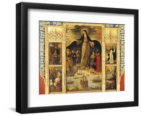 Spain, Seville, Alcazar Palace, Virgin of Seafarers' Altarpiece, 1535-Alejo Fernandez-Framed Giclee Print