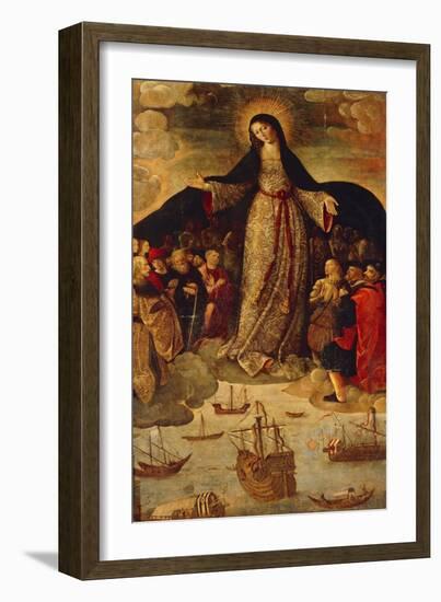 Spain, Seville, Alcazar Palace, Virgin of Seafarers-Alejo Fernandez-Framed Giclee Print