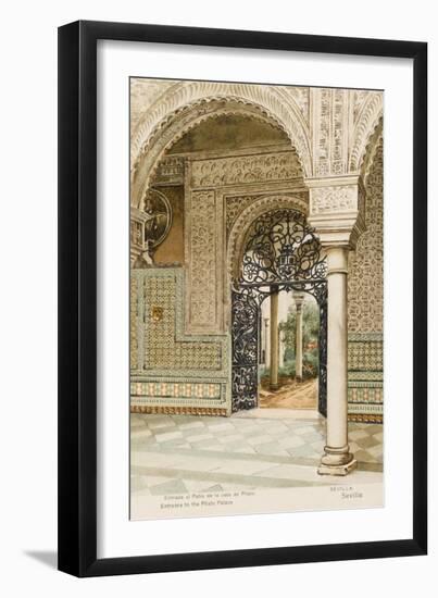 Spain - Seville - Casa Pilatos Palace Entrance-null-Framed Art Print