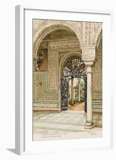 Spain - Seville - Casa Pilatos Palace Entrance-null-Framed Art Print