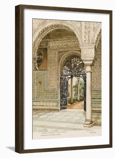 Spain - Seville - Casa Pilatos Palace Entrance-null-Framed Art Print