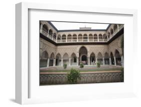 Spain, Seville, Royal Fortresses, Courtyard of T-null-Framed Photographic Print