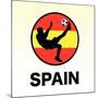 Spain Soccer-null-Mounted Giclee Print