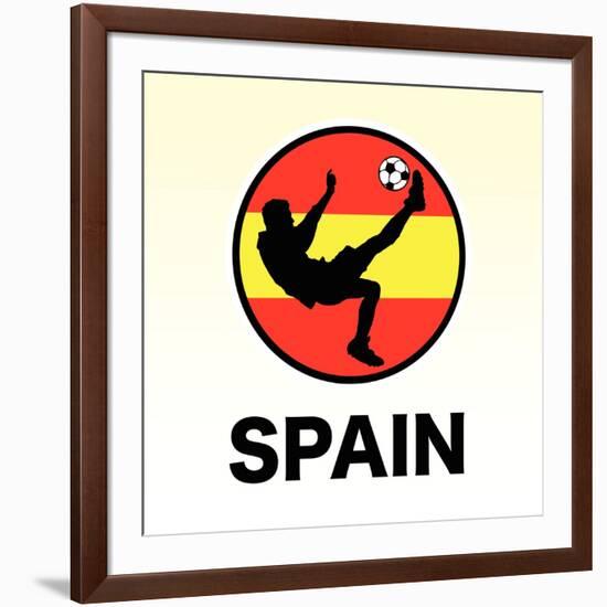 Spain Soccer-null-Framed Giclee Print