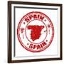 Spain Stamp-radubalint-Framed Art Print