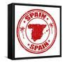 Spain Stamp-radubalint-Framed Stretched Canvas