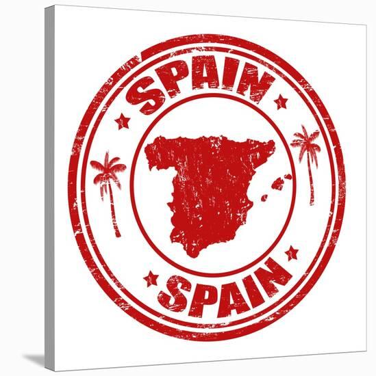 Spain Stamp-radubalint-Stretched Canvas