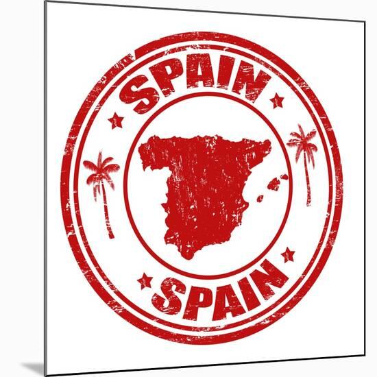 Spain Stamp-radubalint-Mounted Art Print