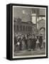 Spain, Sunday in the Market-Place, Hernani, the Fandango-null-Framed Stretched Canvas