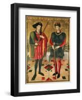 Spain, Terrassa, Church of Santa Maria D'Egara, Altarpiece of St Abdon and St Senen, 1459-1460-Jaume Huguet-Framed Giclee Print