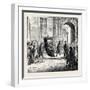 Spain: the Holy Week in Seville: the Cardinal Returning to His Palace 1873-null-Framed Giclee Print