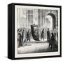 Spain: the Holy Week in Seville: the Cardinal Returning to His Palace 1873-null-Framed Stretched Canvas