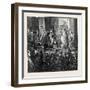 Spain: the Holy Week in Seville: the Cardinal Washing Poor Men's Feet 1873-null-Framed Giclee Print