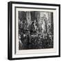 Spain: the Holy Week in Seville: the Cardinal Washing Poor Men's Feet 1873-null-Framed Giclee Print