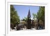 Spain, Toledo, Bronze Statue-Samuel Magal-Framed Photographic Print